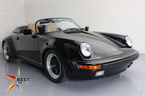 1989 *Porsche* *911 Carrera* *2dr Speedster* Black for sale in Campbell, CA