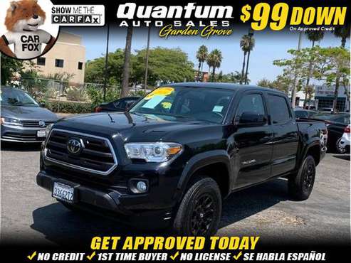 2019 Toyota Tacoma Double Cab SR5 Pickup 4D 5 ft - cars & trucks -... for sale in Garden Grove, CA