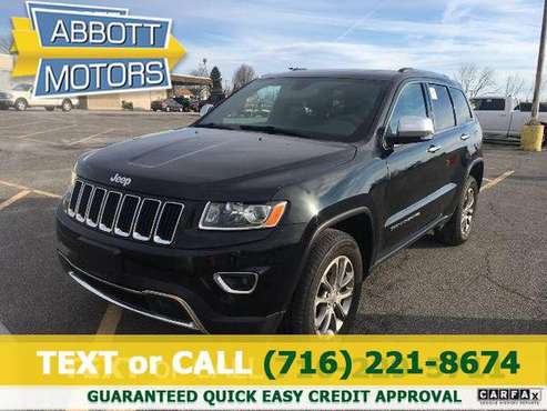 2014 Jeep Grand Cherokee Limited 4WD Heated Leather Navigation -... for sale in Lackawanna, NY