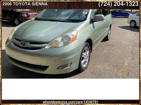 2006 TOYOTA SIENNA XLE - cars & trucks - by dealer - vehicle... for sale in New Kensington, PA