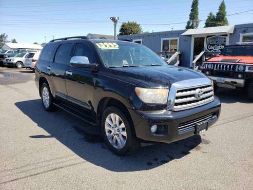 2008 Toyota Sequoia Platinum Sport Utility 4D Loaded! Financing! for sale in Eugene, OR