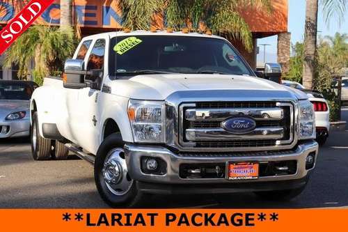 2015 Ford F350 F-350 Diesel Lariat Dually Crew Cab Truck 34017 for sale in Fontana, CA