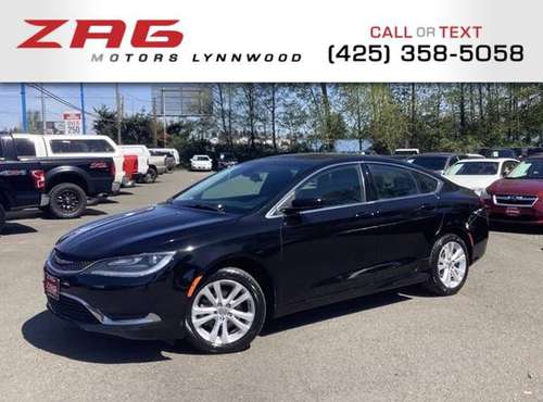 2015 Chrysler 200 - - by dealer - vehicle automotive for sale in Lynnwood, WA