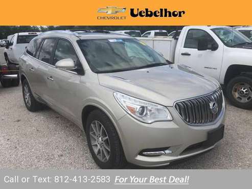 2017 Buick Enclave Leather Group suv Sparkling Silver Metallic -... for sale in Jasper, IN