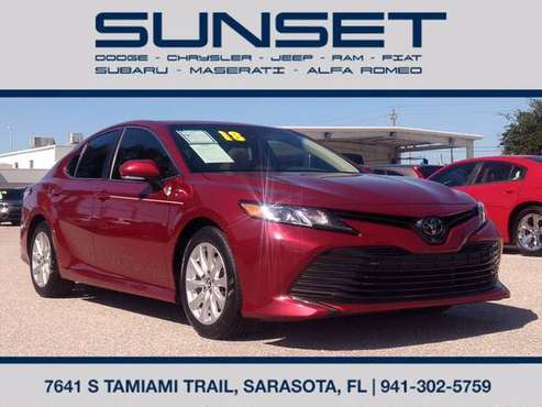 2018 Toyota Camry LE Low 42K Miles Extra Clean CarFax Certified! -... for sale in Sarasota, FL