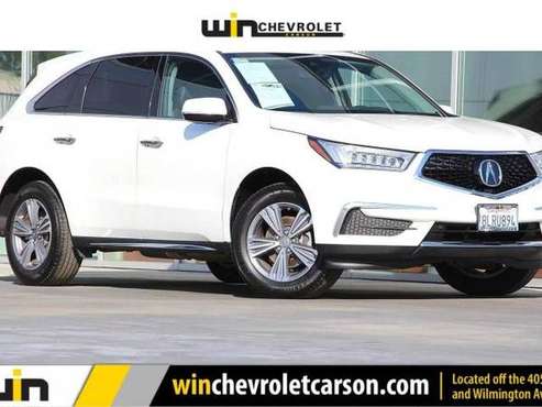 2019 Acura MDX 3 5L suv White - - by dealer - vehicle for sale in Carson, CA