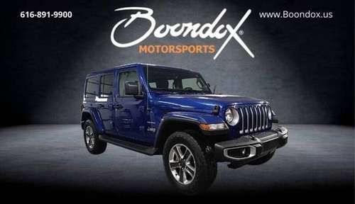 2020 Jeep Wrangler Unlimited Sahara - - by dealer for sale in Caledonia, MI