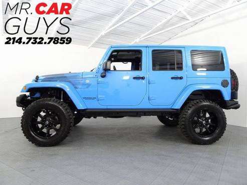 2017 Jeep Wrangler Unlimited Winter Rates start at 3.49% Bad credit... for sale in McKinney, TX