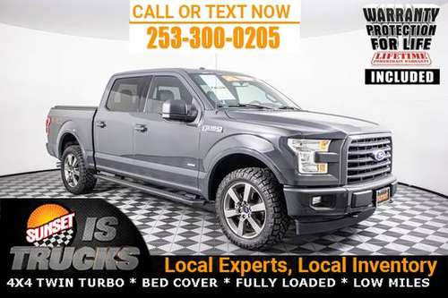 2017 Ford F-150 TWIN TURBO 4x4 4WD F150 Truck XLT SuperCrew PICKUP -... for sale in Sumner, WA