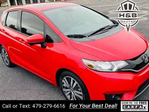 2015 Honda Fit EX 4dr Hatchback CVT hatchback Red - cars & trucks -... for sale in Fayetteville, AR