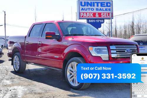 2013 Ford F-150 F150 F 150 Limited 4x4 4dr SuperCrew Styleside 5 5 for sale in Anchorage, AK