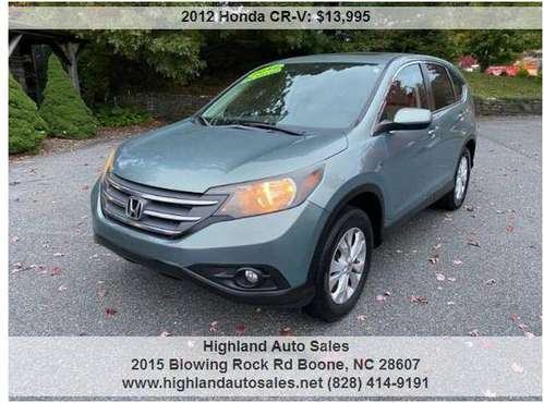 2012 Honda CR-V EX AWD 4dr SUV 72000 Miles - cars & trucks - by... for sale in Boone, NC