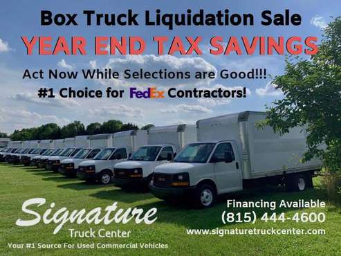 Box Truck Liquidation Tax Savings Event for sale in Fort Wayne, IN