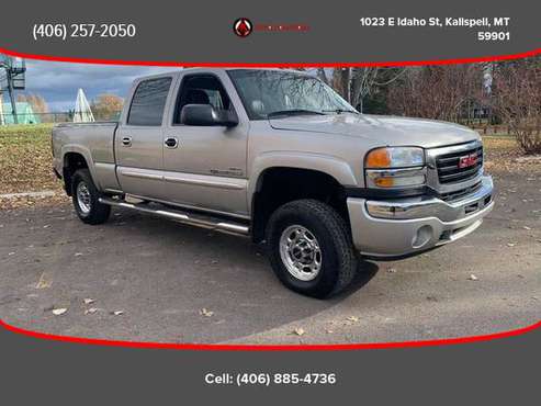 2005 GMC Sierra 2500 HD Crew Cab - Financing Available! - cars &... for sale in Kalispell, MT