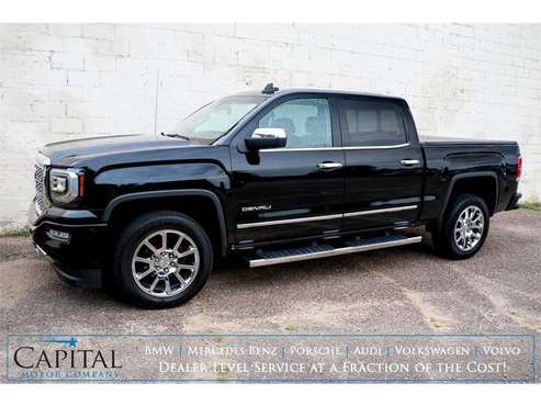 CLEAN 1 Owner '17 GMC Sierra DENALI 1500 Crew Cab 4x4! Only $41k! -... for sale in Eau Claire, MN