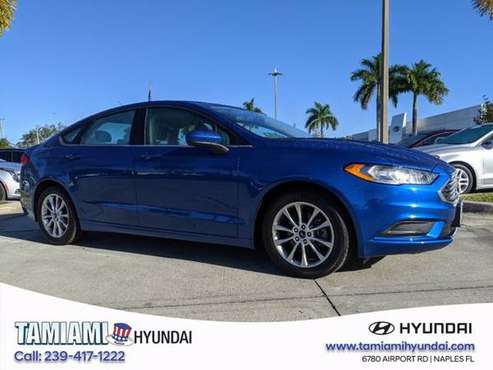 2017 Ford Fusion Blue Sweet deal*SPECIAL!!!* - cars & trucks - by... for sale in Naples, FL