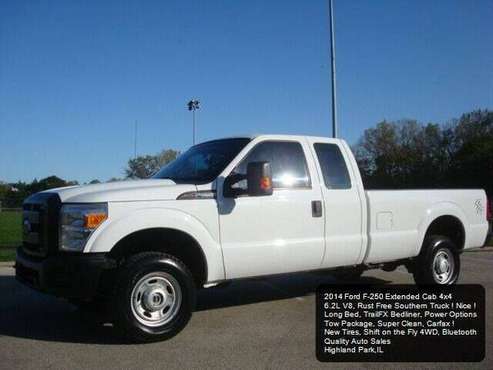 2014 Ford F-250 SuperDuty 4X4 Ext Cab Long Bed 4x4 F250 F350 1 Owner for sale in Highland Park, WI