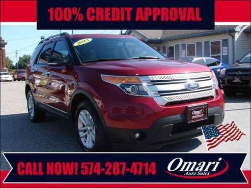 2013 Ford Explorer 4WD 4dr XLT . WE Finance Any Credit! As low as... for sale in South Bend, IN