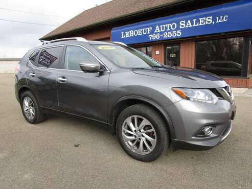'14 Nissan Rogue SL 77k miles LOADED ! - cars & trucks - by dealer -... for sale in Waterford, PA