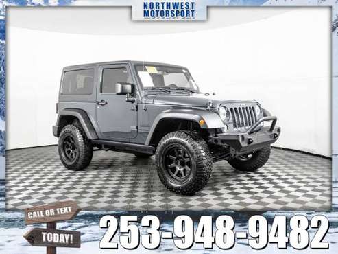Lifted 2016 *Jeep Wrangler* Sport 4x4 - cars & trucks - by dealer -... for sale in PUYALLUP, WA