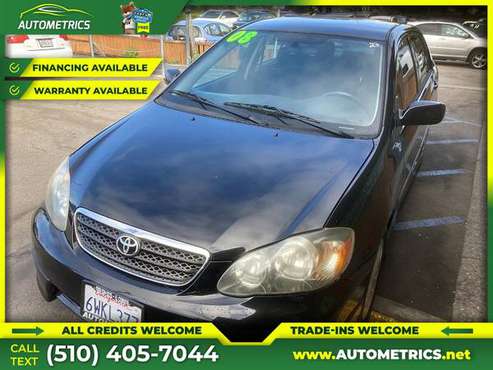 2008 Toyota Corolla S FOR ONLY 167/mo! - - by dealer for sale in El Cerrito, CA