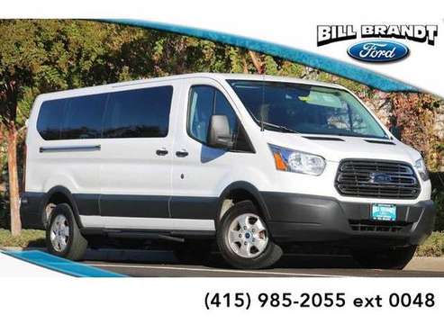 2018 Ford Transit-350 van XLT 3D Low Roof Wagon (White) for sale in Brentwood, CA
