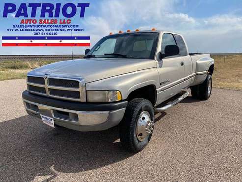 1998 Dodge Ram Pickup 3500 ST Ex Cab 3500 Dually 4X4 ready to haul -... for sale in Cheyenne, WY