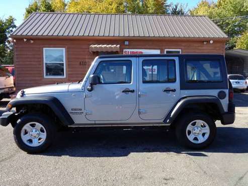 Jeep Wrangler 4wd 6 Speed Manual Sport Used Jeeps Hard Top We Finance for sale in Boone, NC