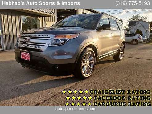 2 OWNER! FULLY LOADED! 3RD ROW! 2014 FORD EXPLORER XLT 4WD - cars &... for sale in Cedar Rapids, IA
