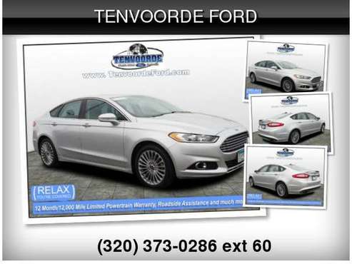 2015 Ford Fusion Titanium 1040 Down Delivers! - - by for sale in ST Cloud, MN