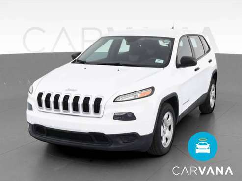 2014 Jeep Cherokee Sport SUV 4D suv White - FINANCE ONLINE - cars &... for sale in NEWARK, NY