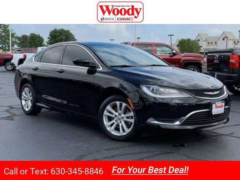 2015 Chrysler 200 Limited sedan Black Clearcoat for sale in Naperville, IL