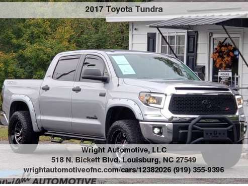 2017 Toyota Tundra SR5 TRD 4WD CrewMax 5.7L for sale in Louisburg , NC