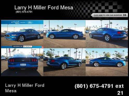 2018 Ford Mustang EcoBoost - cars & trucks - by dealer - vehicle... for sale in Mesa, AZ