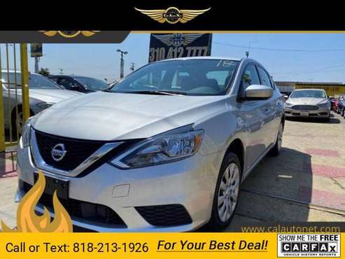 2018 Nissan Sentra S sedan Brilliant Silver - - by for sale in INGLEWOOD, CA