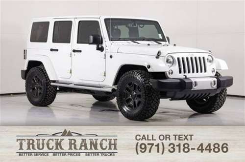 2014 Jeep Wrangler Unlimited Unlimited Sahara - cars & trucks - by... for sale in Hillsboro, OR
