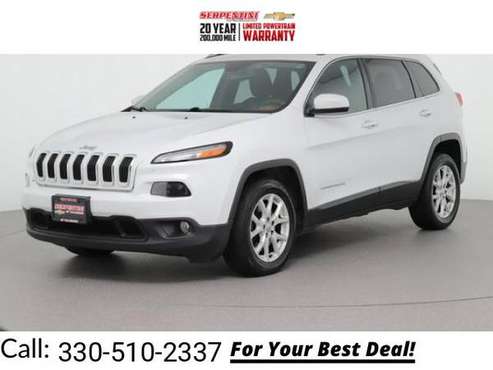 2015 Jeep Cherokee Latitude suv Bright White Clearcoat - cars &... for sale in Tallmadge, OH