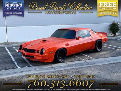 1981 Chevrolet Camaro Coupe with cold AC Coupe at MAXIMUM VALUE! for sale in Palm Desert , CA