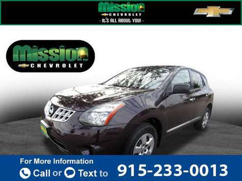 2015 Nissan Rogue Select S hatchback Black Amethyst - cars & trucks... for sale in El Paso, TX