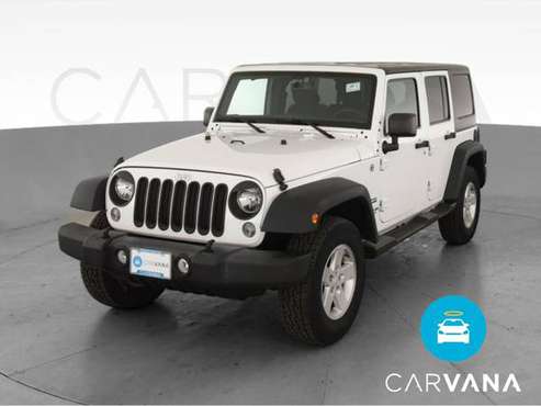 2015 Jeep Wrangler Unlimited Sport S SUV 4D suv White - FINANCE... for sale in York, PA