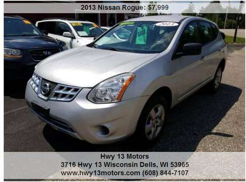2013 Nissan Rogue S 4dr Crossover 101153 Miles - - by for sale in Wisconsin dells, WI