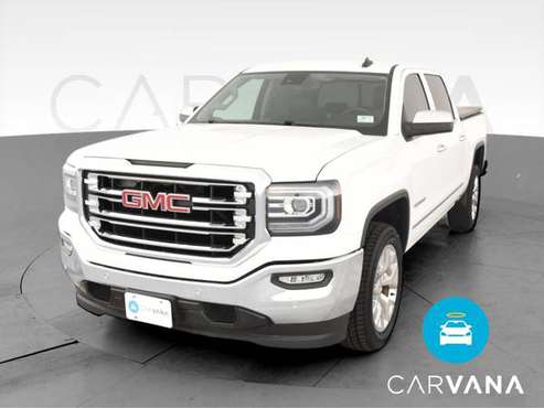 2016 GMC Sierra 1500 Crew Cab SLT Pickup 4D 5 3/4 ft pickup White -... for sale in Springfield, MA
