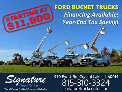 Bucket Truck Liquidation Sale (NON-CDL AVAILABLE!) - cars & trucks -... for sale in Crystal Lake, MI
