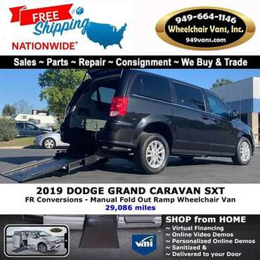 2019 Dodge Grand Caravan SXT Wheelchair Van FR Conversions - Manual... for sale in LAGUNA HILLS, OR