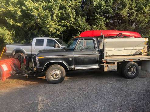 Ford flatbed snowplow - cars & trucks - by owner - vehicle... for sale in East Wenatchee, WA