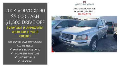 2007 VOLVO XC90, LOW CREDIT? LOW DOWN?🚗🚙 for sale in Las Vegas, NV