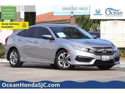 2017 Honda Civic LX - sedan - - by dealer - vehicle for sale in San Juan Capistrano , CA