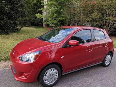 ONLY 44,000 MILES- RED 2015 MITSUBISHI MIRAGE HATCHBACK-WELL KEPT for sale in Powder Springs, GA