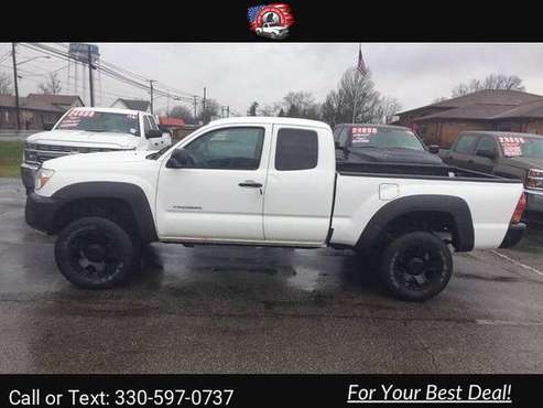 2014 Toyota Tacoma pickup White - cars & trucks - by dealer -... for sale in Mansfield, OH