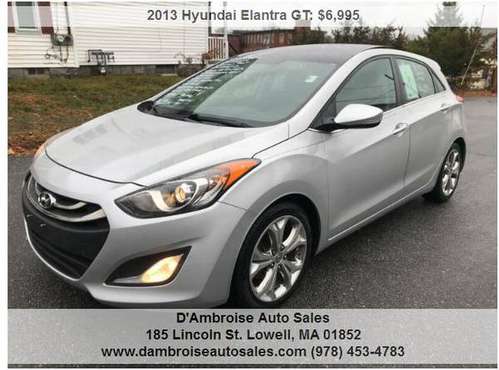 2013 Hyundai Elantra GT Base 4dr Hatchback 6A, 90 DAY WARRANTY!!! -... for sale in Lowell, NH
